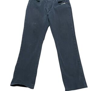 Levi's Premium 511 Men’s Navy Trousers Size 34 x 30 leather patch white tab